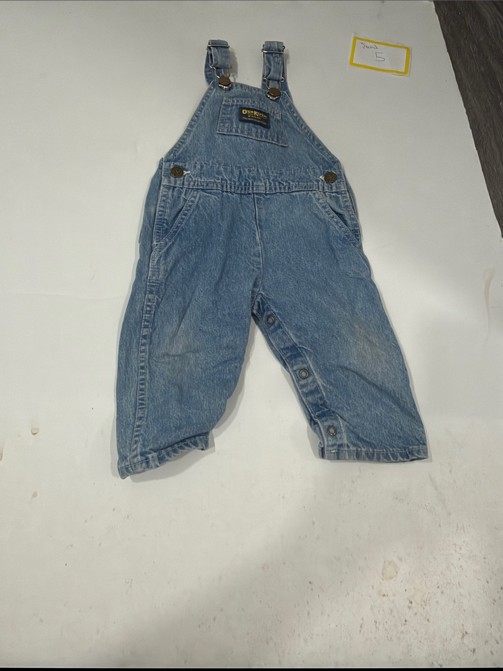 OshKosh B'gosh Vintage Light Blue Denim Overalls for Kids